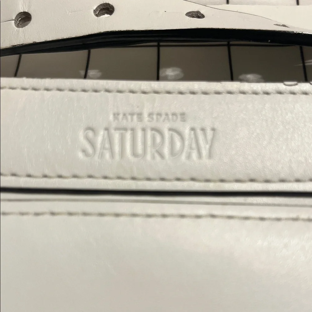 Kate Spade Cream Crossbody Bag with Grid Interior - Picture 4 of 8
